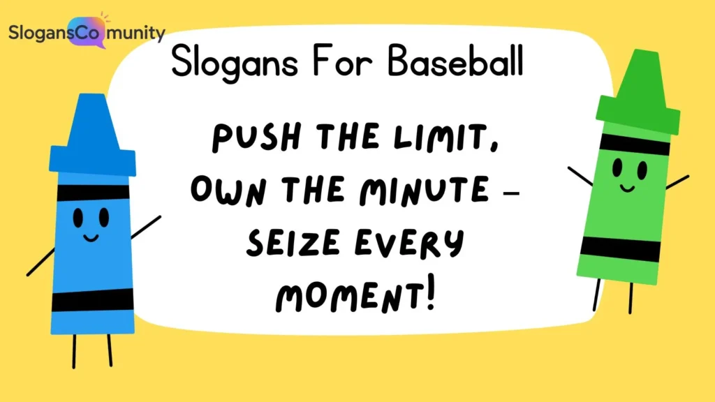 Motivational Baseball Slogans for Players
