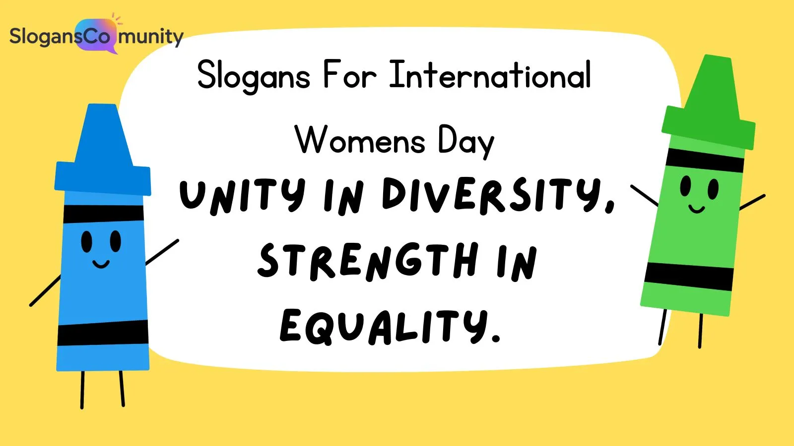 Slogans For International Women's Day