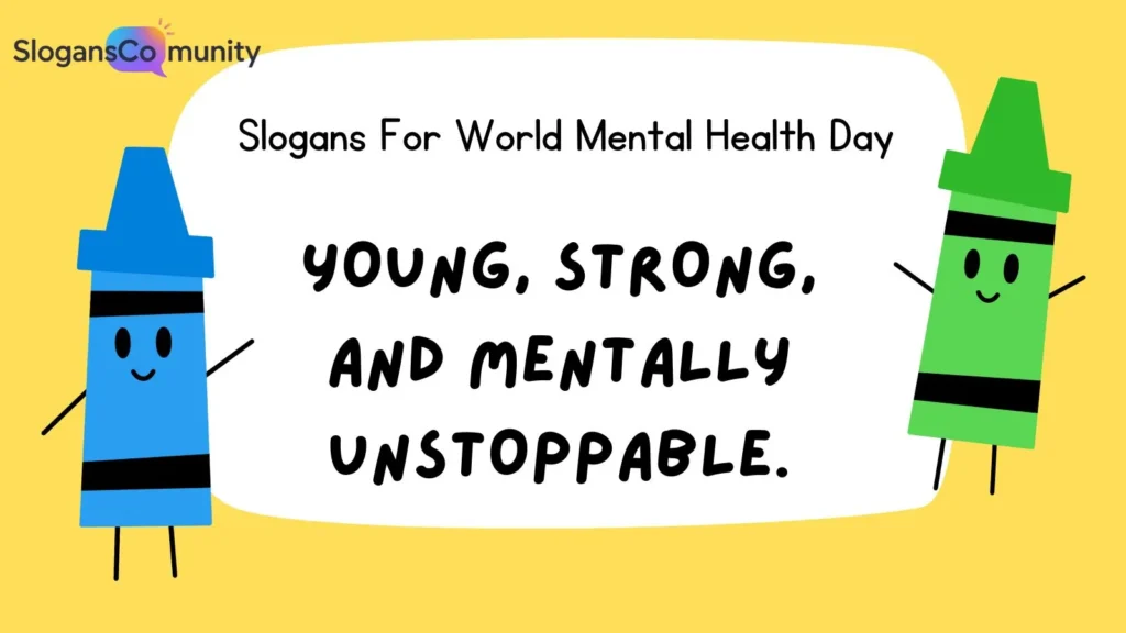 Slogans for Youth Mental Health