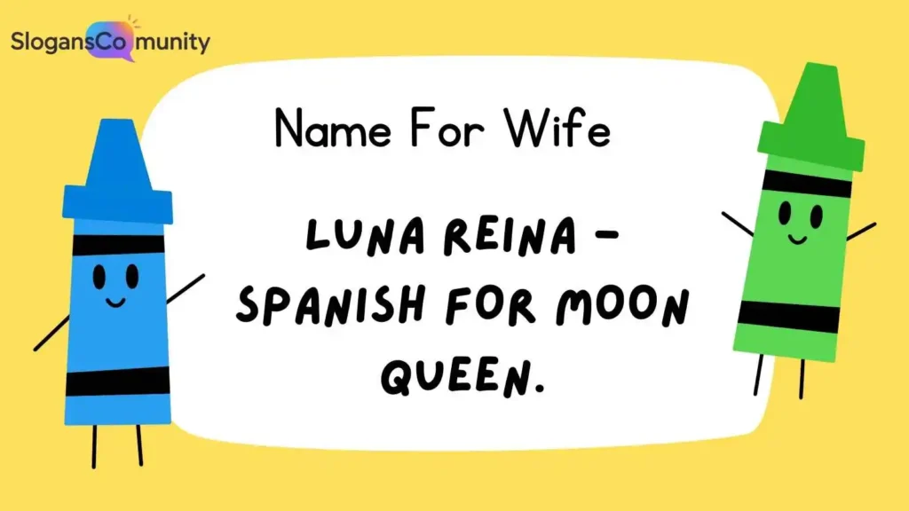 Unique Cultural Names for Your Wife