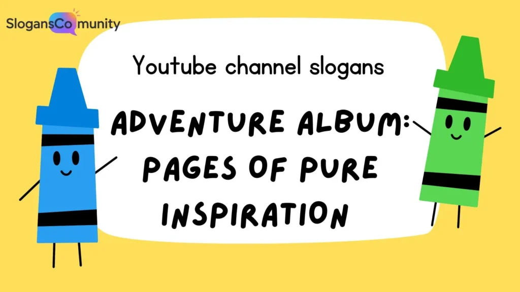 Vlogs and Lifestyle YouTube Slogans