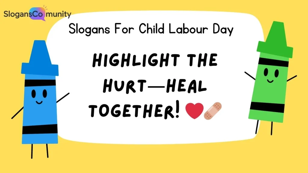 Awareness Slogans Against Child Exploitation