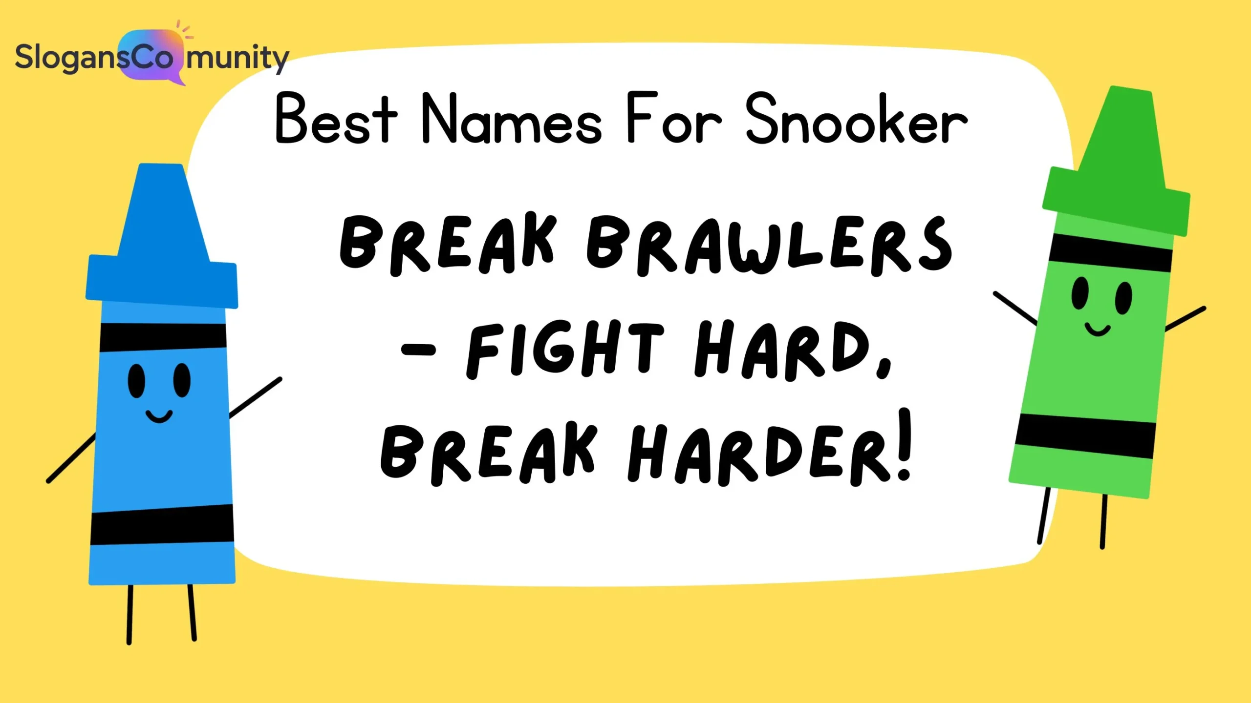 Best Names For Snooker