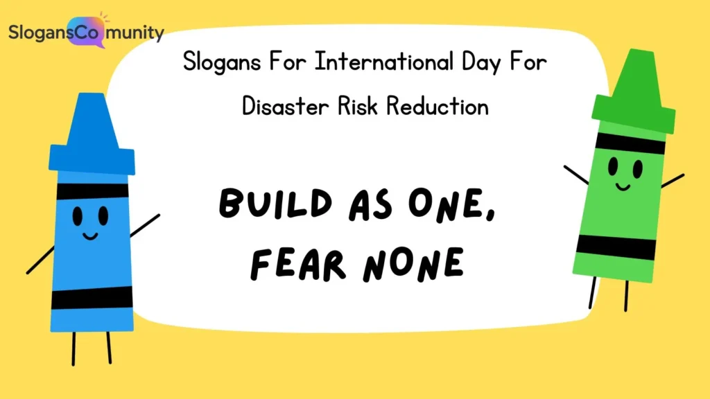 Community Resilience Slogans
