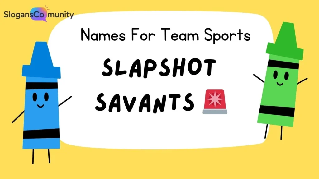High-Energy Hockey Team Names