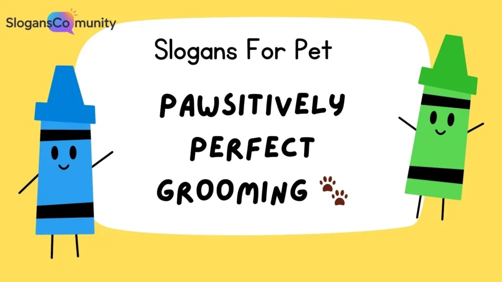 Pet Care and Grooming Slogans