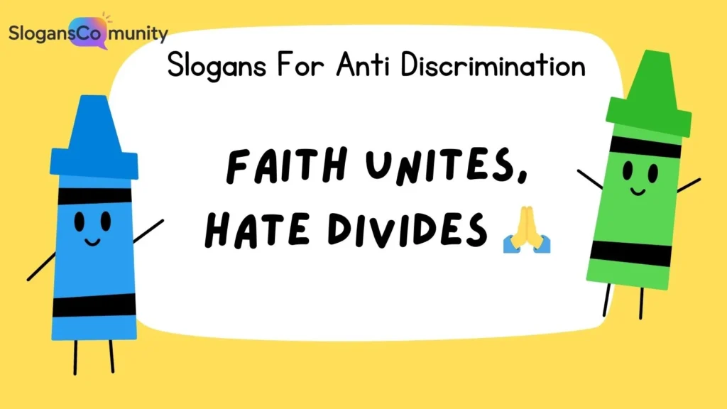 Religious Tolerance Slogans