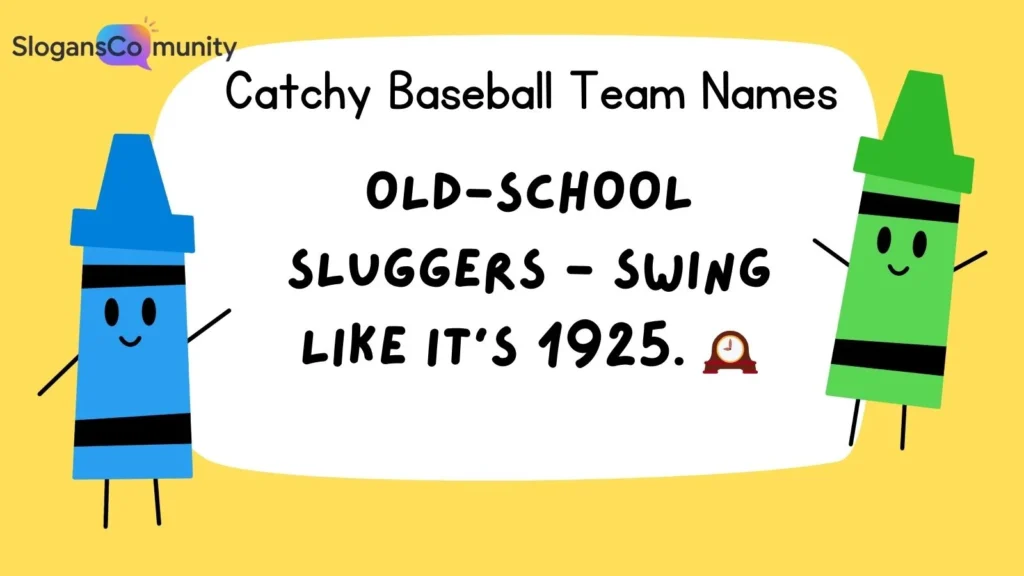 Retro and Vintage Baseball Team Names