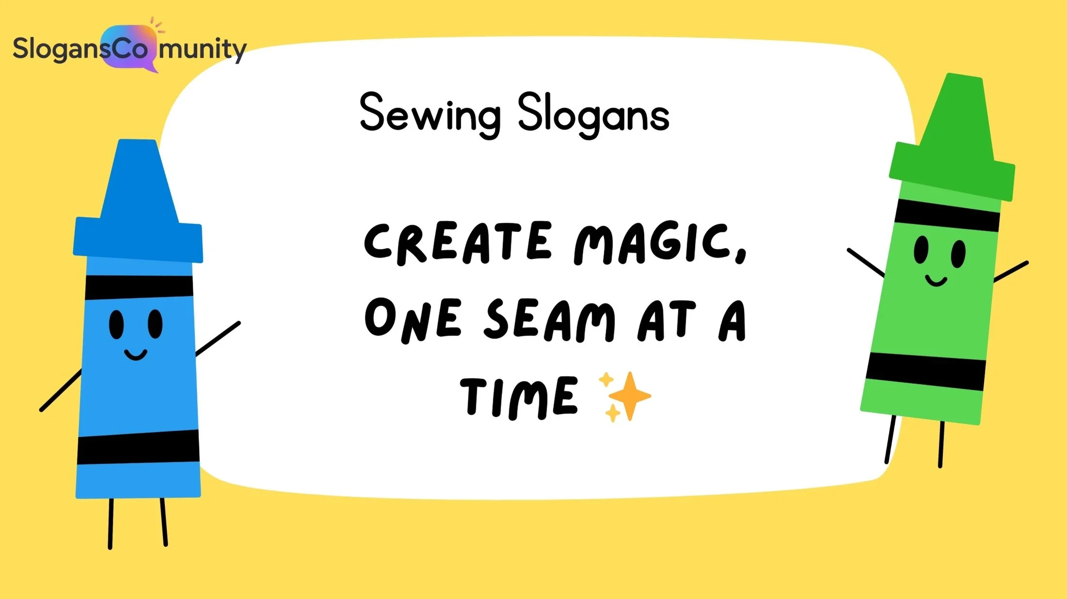 Sewing Slogans