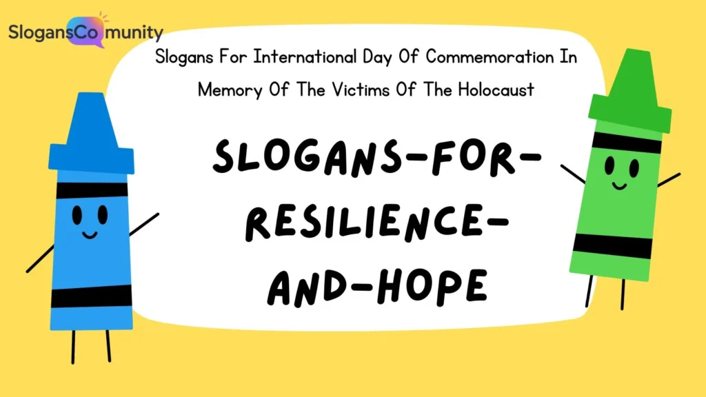 Slogans for Resilience and Hope