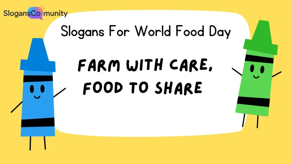 Slogans for Sustainable Agriculture