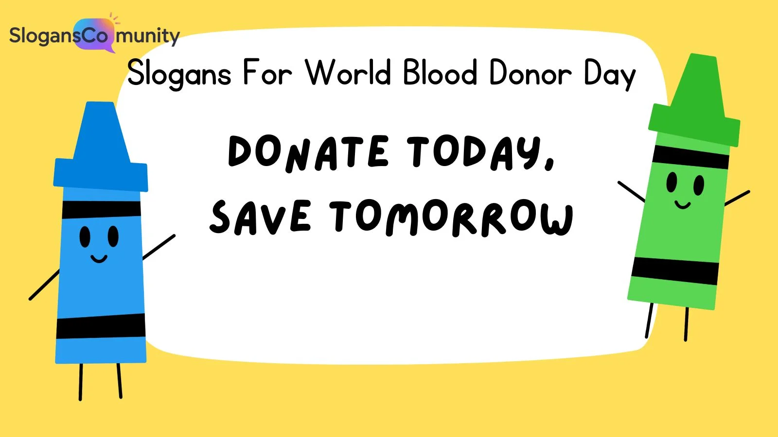 Slogans For World Blood Donor Day
