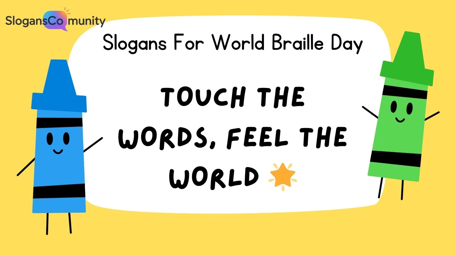 Slogans For World Braille Day