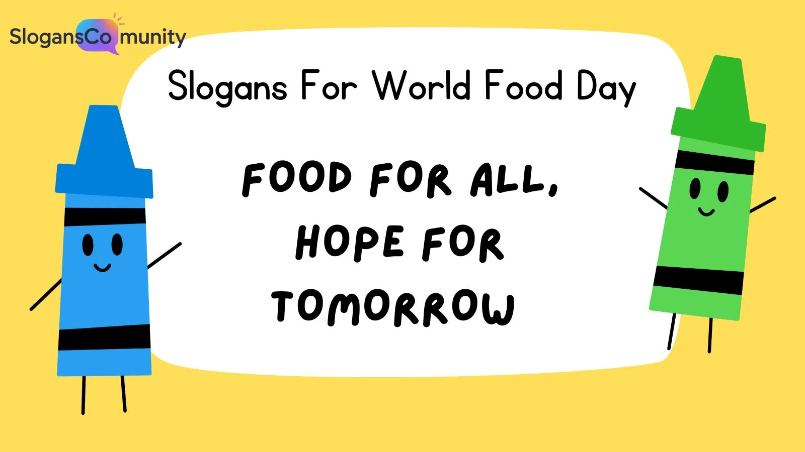 Slogans For World Food Day