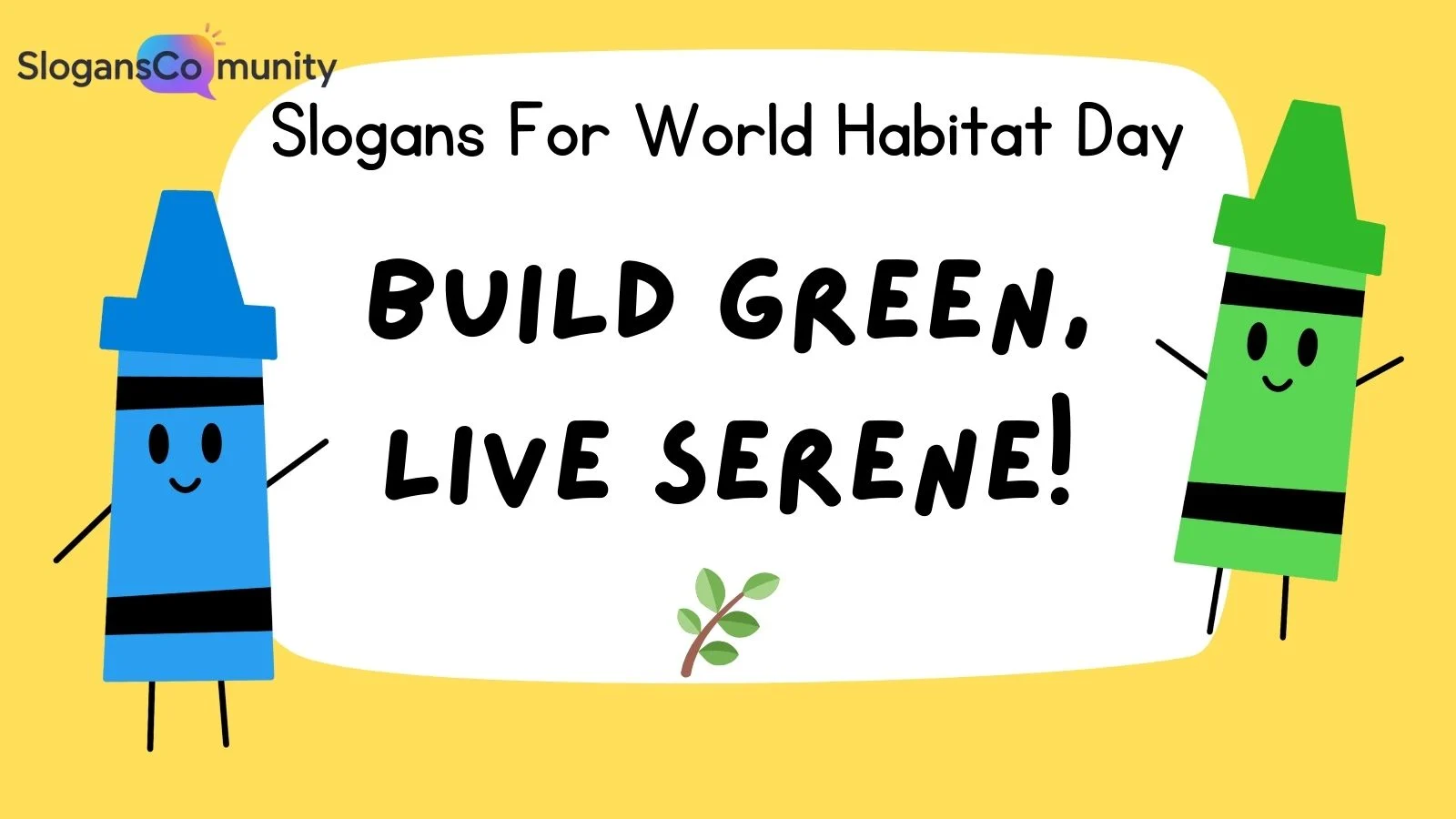 Slogans For World Habitat Day