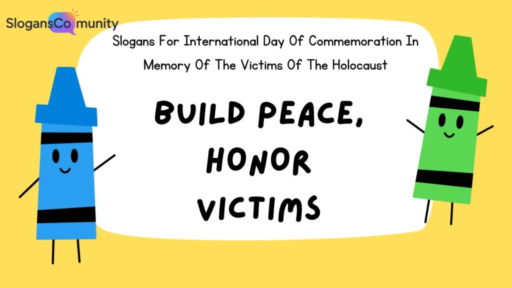 Unity and Peace Slogans