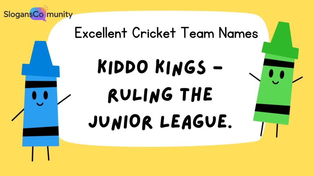 Youth Cricket Team Names